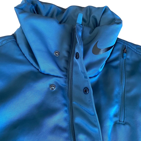 Nike Vibrant Blue Windbreaker SZ L - Picture 2 of 9